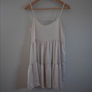 Audrey 3+1 Cream Tiered Dress